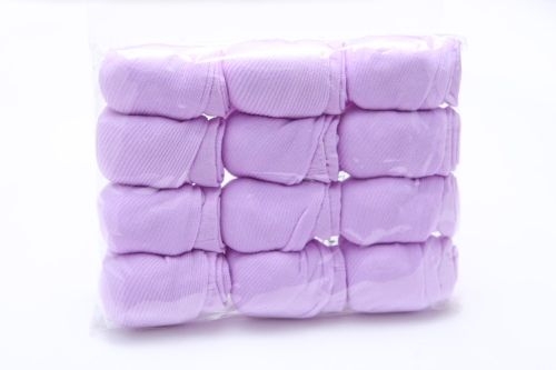 糖果襪------(條紋)1打粉紫色